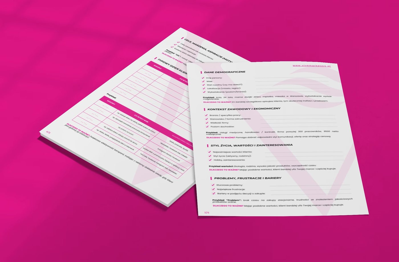Drugie spojrzenie na makietę e-booka o personie klienta